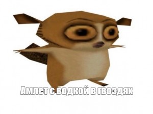 Create meme: Nikita owl, mort, mort meme