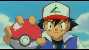 Create meme: ash Ketchum, pokemon challenge you, pokemon I dare you