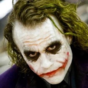 Create meme: new Joker, heath ledger joker , the makeup of the Joker