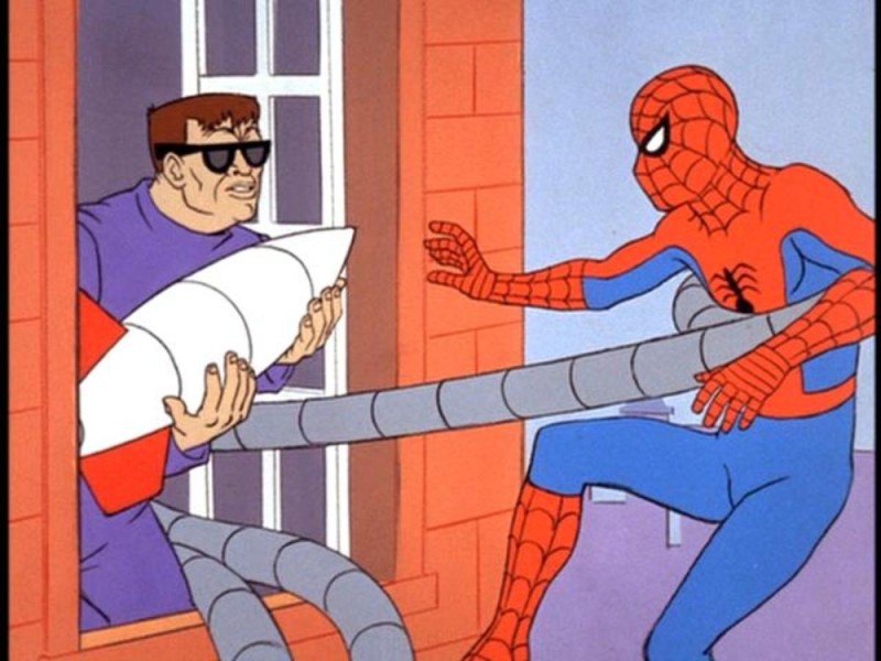 Create meme: Spider-Man, friendly neighbor spider-man, spider-man 90