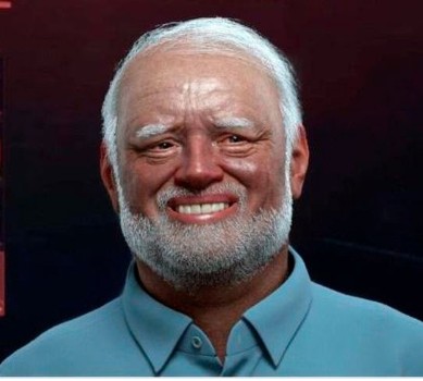 Создать мем: гарольд мем, улыбающийся дед мем, улыбающийся дед