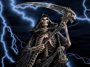 Create meme: angry skeleton, the grim Reaper