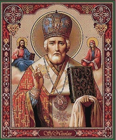 Create meme: icon of St. Nicholas the wonderworker, nicholas the wonderworker, St. Nicholas the Wonderworker