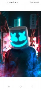 Create meme: neon marshmallow, marshmello