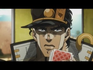 Создать мем: хо хо джотаро, джотаро куджо, jotaro