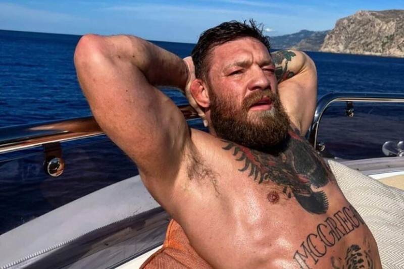 Create meme: Conor McGregor, McGregor Connor, Conor McGregor on a yacht