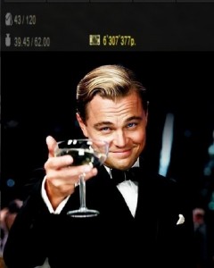 Create meme: meme with Leonardo DiCaprio the great Gatsby, DiCaprio with a glass of, Leonardo DiCaprio with a glass of