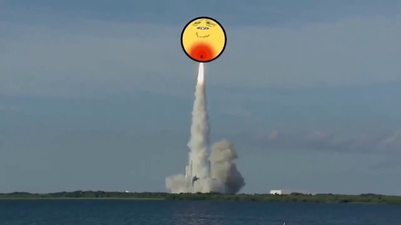 Create meme: rocket launch, launching a meme rocket, rocket launch