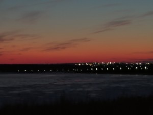 Create meme: evening Nikolaev, night, sunset