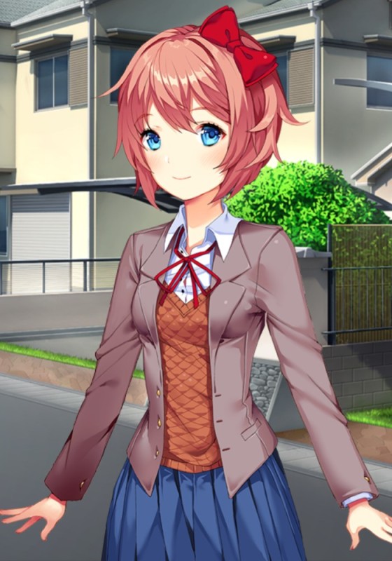 Create meme: doki doki literature, sayori, docks docks