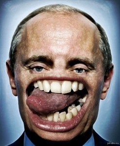 Create meme: putin, teeth kreativ photo, smile without teeth photo