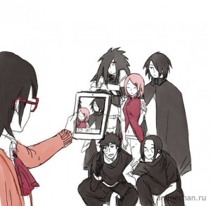 Create meme: Madara and hashirama, sarada and Itachi pair, Madara Sakura and sarada