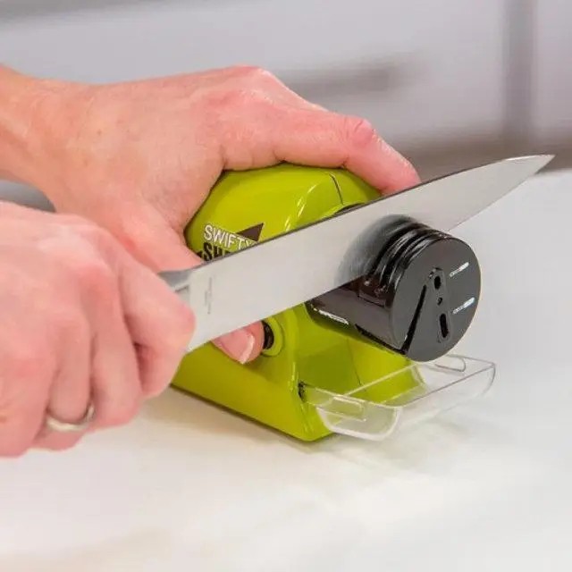 Create meme: mechanical knife sharpener, electric universal knife swifty sharp, electric knife sharpener