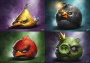 Создать мем: злая птица из энгри бердз, angry birds реалистичные, энгри бёрдз король свиней