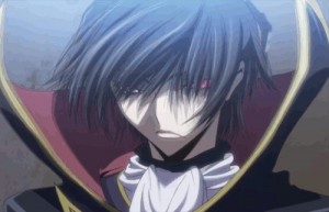 Создать мем: зеро аниме лелуш, code geass, лелуш ламперуж аниме