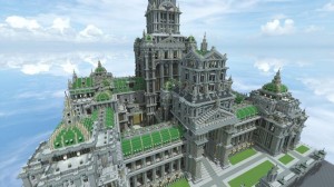 Создать мем: майнкрафт постройки красивые, майнкрафт дворец, minecraft