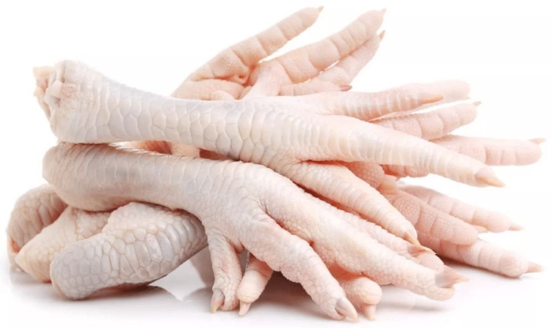 Create meme: chicken feet, chicken paws, frozen chicken feet