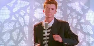 Создать мем: рикроллинг, рик эстли never gonna give, rick astley - never gonna give you up гудбай