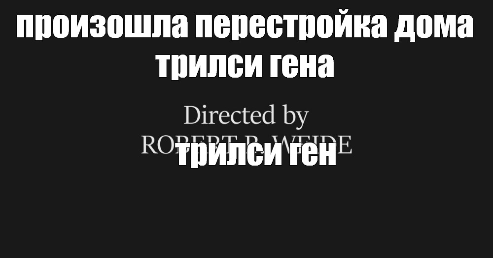 Картинка мем directed by