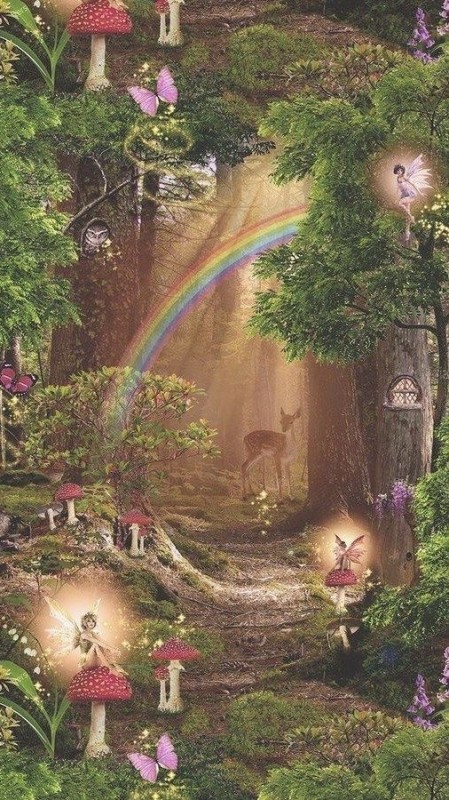 Create meme: fairy forest with fairies, arthouse imagine fun 2 wallpapers, The magical forest of fairies