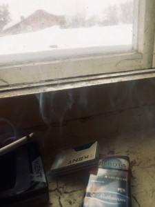 Create meme: entrance, dirty window sill, part of the room