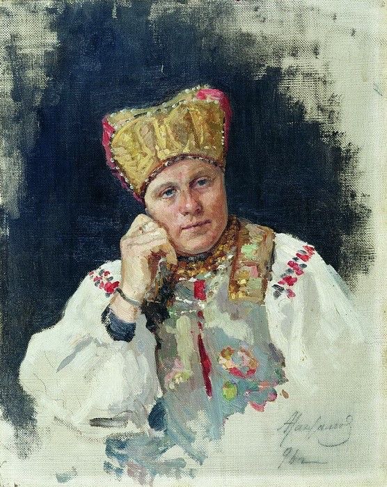 Создать мем: максимов василий максимович. русская крестьянка. 1896, боярыня картина, маковский константин егорович боярыня