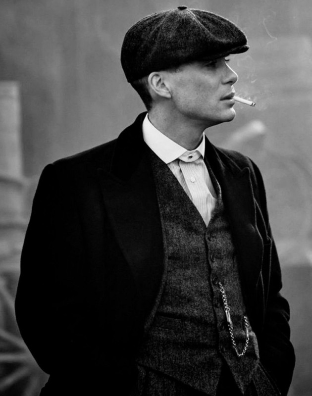 Create meme: murphy's peaky blinders, shelby peaky blinders, Thomas Shelby with a cigarette