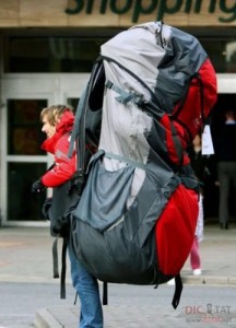 Create meme: if tomorrow a campaign, man with backpack photos, Hiking