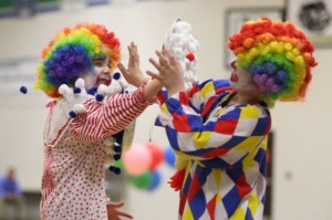 Create meme: the clown costume, happy clown, clown