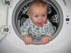 Create meme: wash, washing machine, A child