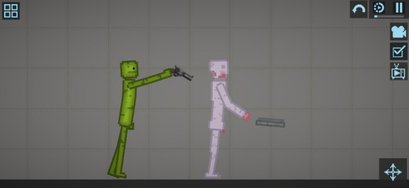 Create meme: robot killer man from the game Melon playground, katana melon playground, melon playground yellow humanoid