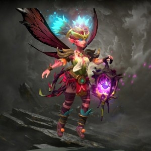 Создать мем: аркана на дарк виллоу, dota 2, дота 2 dark willow immortal