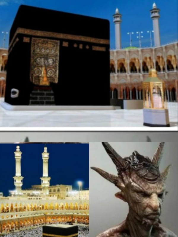 Create meme: mosque in mecca, kaab, mosque kaaba temple