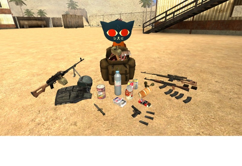 Create meme: Harris the cat mod, game COP, kotik ks