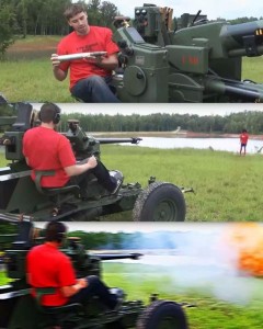 Create meme: gun, shot out of a cannon meme template, military equipment