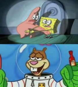 Create meme: Patrick star, sponge Bob square pants