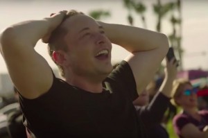 Create meme: Elon musk shocked meme, Elon musk looks at the sky