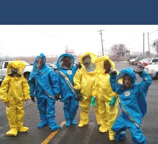 Создать мем: hazmat 2013 jacob, костюм от радиации, костюм химзащиты cdc