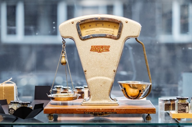 Create meme: vintage scales, trade scales, mechanical scales