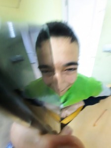 Create meme: selfie, blurred image