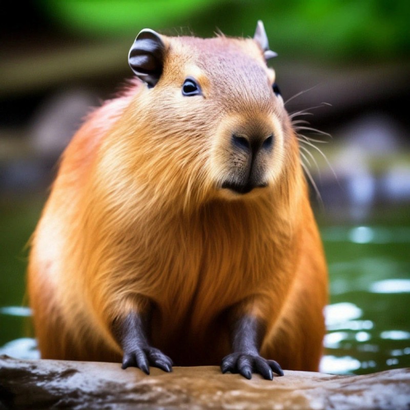 Create meme: capybara rodent, capybara mammals, capybara capybara