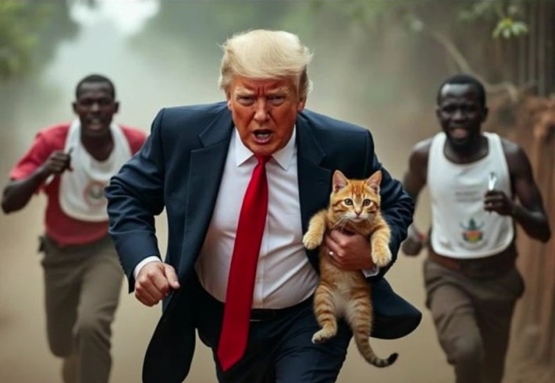 Create meme: Donald Trump the cat, Trump the cat, cat 