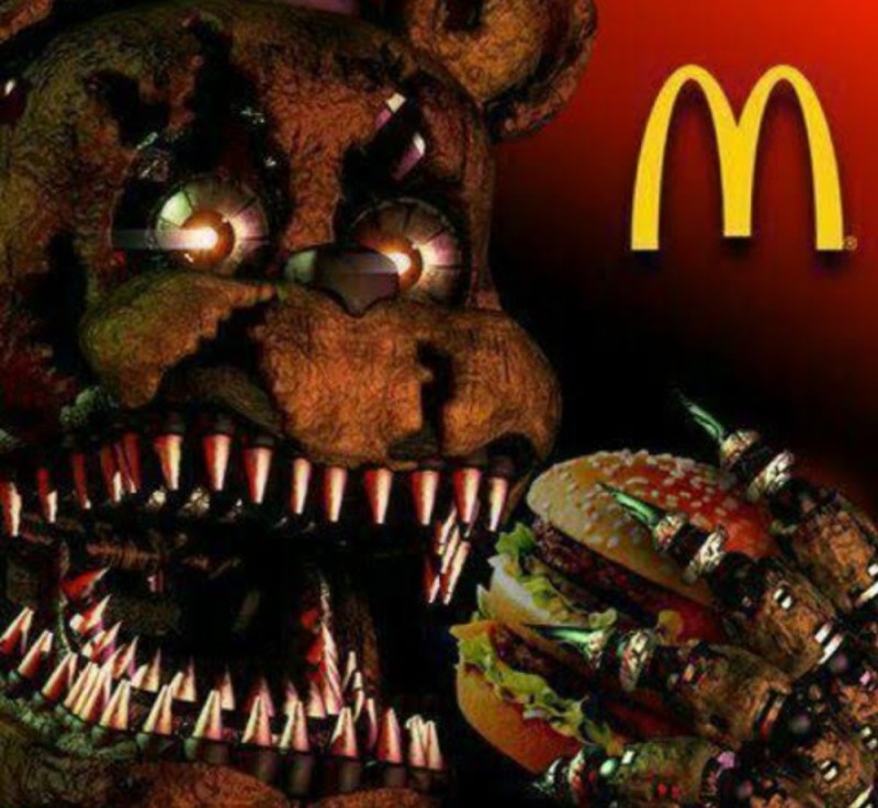 Создать мем: five night at freddy s, скример фнаф, five nights at freddy's