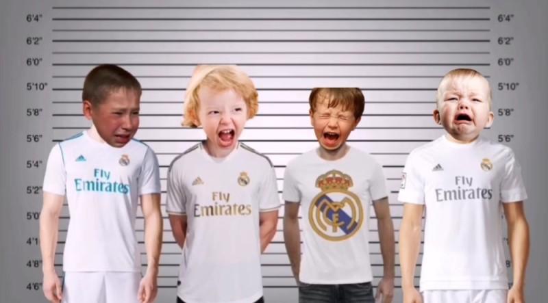 Create meme: real madrid football uniform, real madrid form, children's football uniforms
