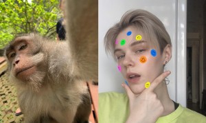 Create meme: people, monkey