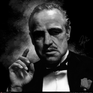 Create meme: godfather, the godfather Marlon Brando, Vito Corleone