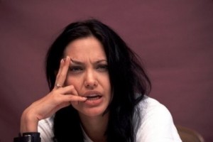 Create meme: a frame from the video, Angelina Jolie, angelina meme