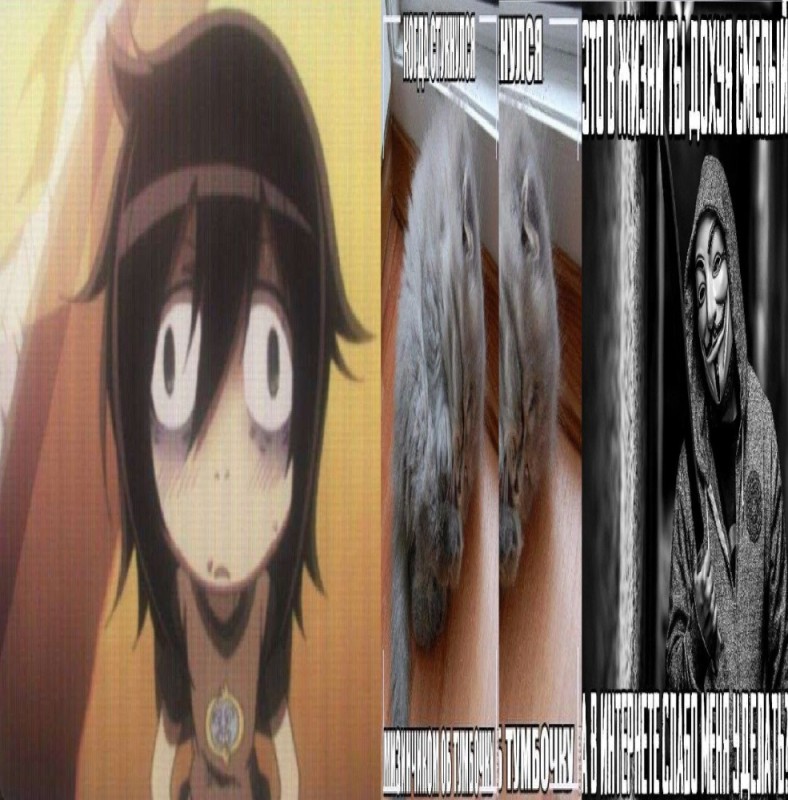 Create meme: tomoko kuroki anime, anime, anime characters