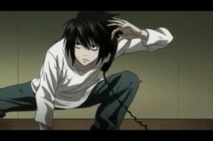 Create meme: death note, death note l