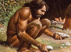 Create meme: Neanderthal, ancient homo sapiens, life of primitive people pictures